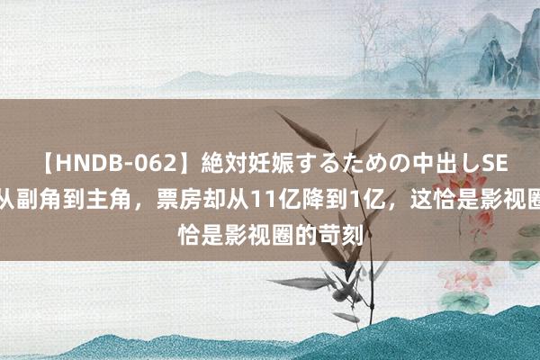 【HNDB-062】絶対妊娠するための中出しSEX！！ 从副角到主角，票房却从11亿降到1亿，这恰是影视圈的苛刻