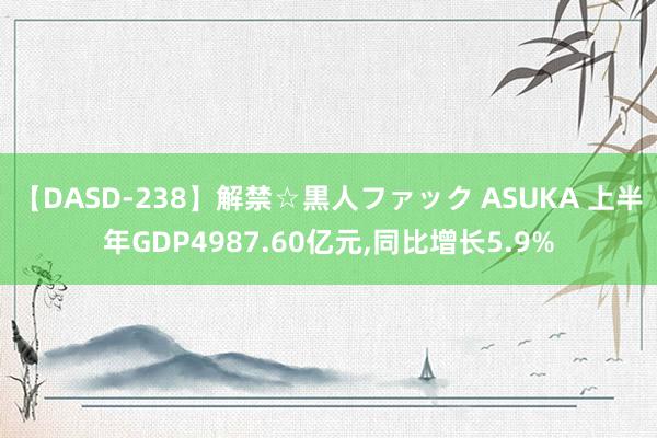 【DASD-238】解禁☆黒人ファック ASUKA 上半年GDP4987.60亿元，同比增长5.9%